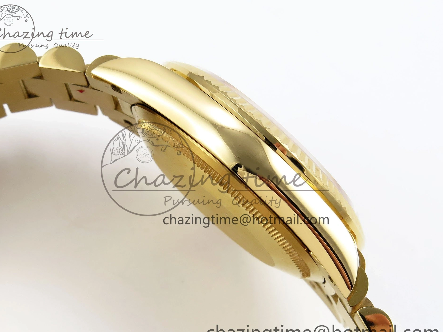 0103 StreetReady Day Date 36 YG TWSF Best Edition YG Diamonds Dial on YG Bracelet A 1616